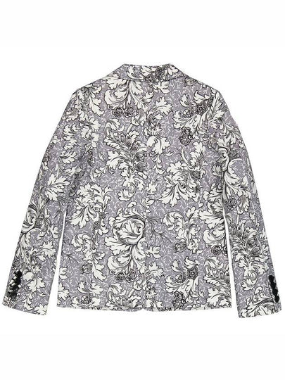 Burberry Girls Floral Cotton Blazer, Size 12Y - BURBERRY - BALAAN 2