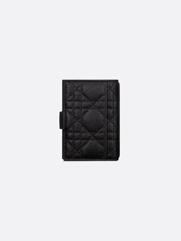 Cargo Vertical Calfskin Card Wallet Black - DIOR - BALAAN 5