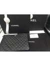 Classic Caviar Clutch Large Size Black Silver - CHANEL - BALAAN 7