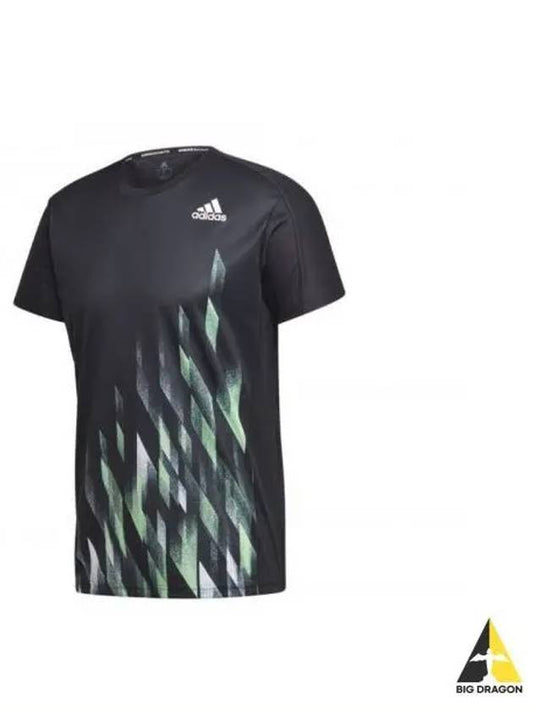 adidas BADMINTON Graphic 1 Tee Men s Short Sleeve Uniform FT9723 - ADIDAS - BALAAN 1