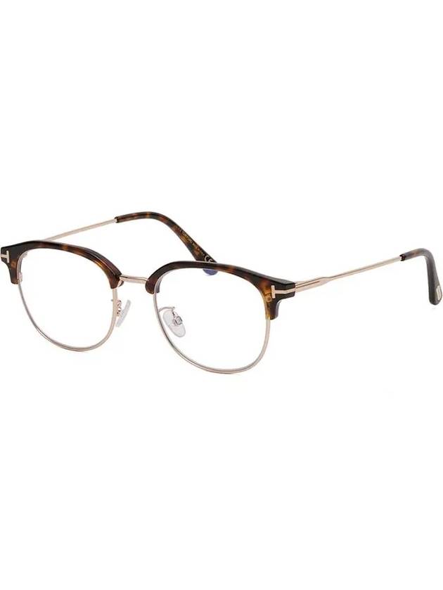 Blue light blocking glasses frame TF5793KB 052 Lower gold overfit Asian fit - TOM FORD - BALAAN 7