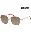 Sunglasses AS2202KS 002 Metal Half Mirror Women - ANNA SUI - BALAAN 4