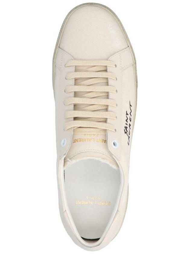 Court Classic SL/06 Sneakers Cream - SAINT LAURENT - BALAAN 4