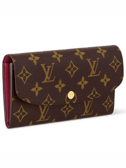 Emilie Monogram Long Wallet Fuchsia - LOUIS VUITTON - BALAAN 2