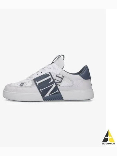 VL7N Lace-Up Leather Low-Top Sneakers White - VALENTINO - BALAAN 2