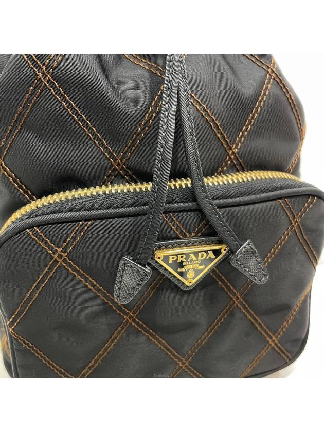 New level 1BH038 Bucket bag quilted stitch shoulder - PRADA - BALAAN 2