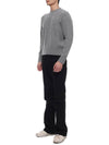 Arm Band Merino Wool Pique Knit Top Grey - THOM BROWNE - BALAAN 5