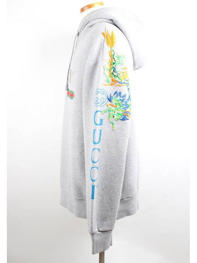 Dragon embroidery hooded sweatshirt M - GUCCI - BALAAN 2