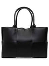 Arco Intrecciato Small Tote Bag Black - BOTTEGA VENETA - BALAAN 2