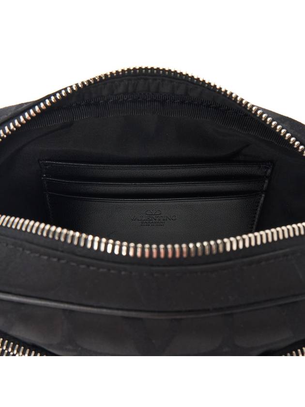 Tech Fabric Shoulder Bag Black - VALENTINO - BALAAN 8