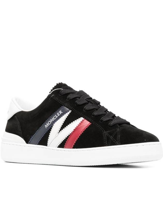 Monaco M Trainer Low Top Sneakers Black - MONCLER - BALAAN 3