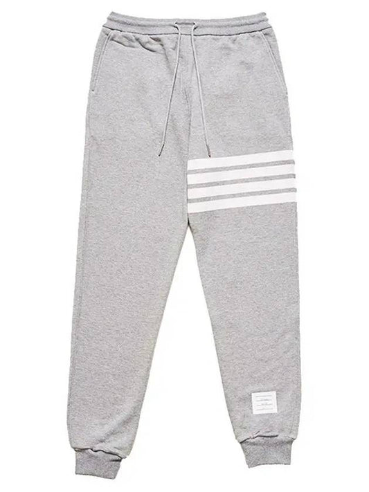 Men's Classic Loopback Engineered 4-Bar Sweatpants Light Grey - THOM BROWNE - BALAAN 2