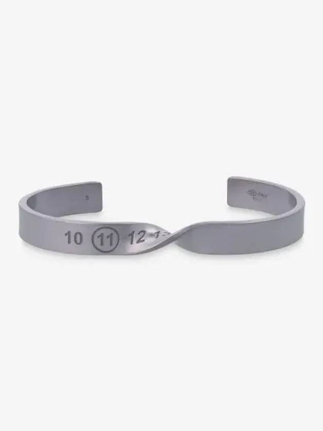 Twist Number Engraved Bracelet Silver - MAISON MARGIELA - BALAAN 2