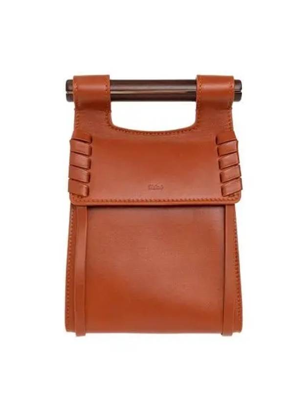 Logo Embossed Phone Pouch Brown - CHLOE - BALAAN 2