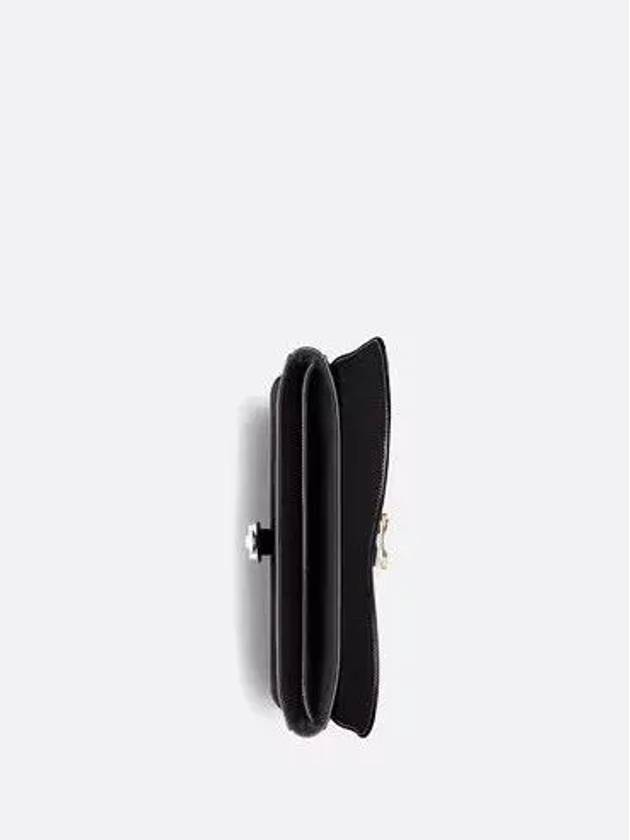 Saddle A4 Grained Calfskin Pouch Black - DIOR - BALAAN 4