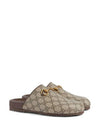 GG Horse Fit Slippers Grey - GUCCI - BALAAN 3