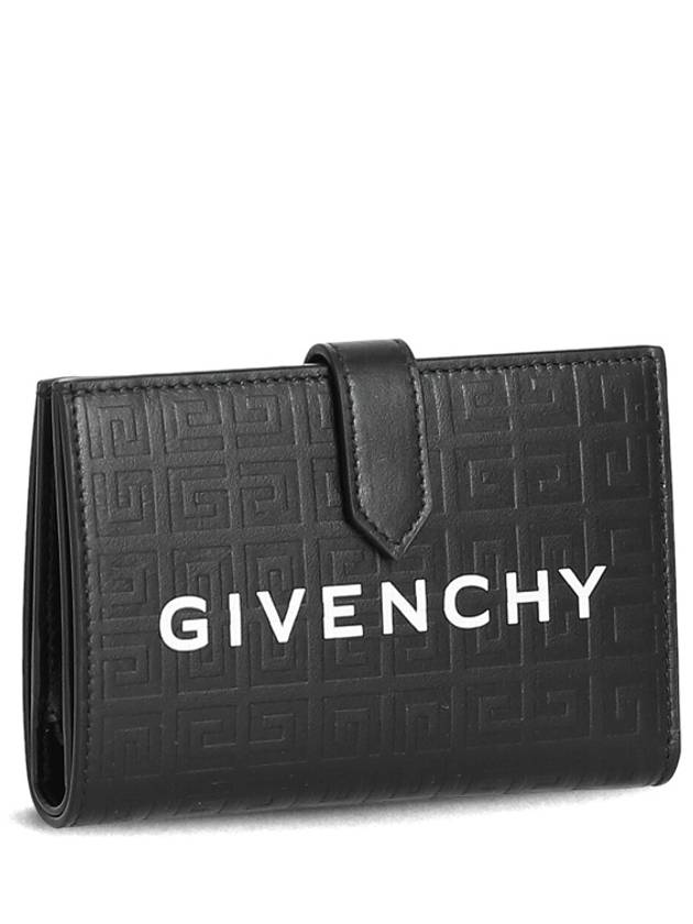 G Cut 4G Leather Card Wallet Black - GIVENCHY - BALAAN.