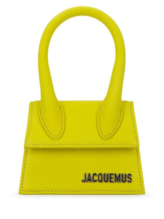 Le Chiquito Signature Mini Tote Bag Neon Yellow - JACQUEMUS - BALAAN 1