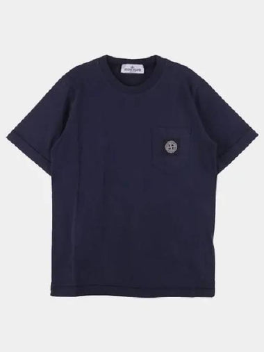 Navy Kids Short Sleeve 761620347 V0020 - STONE ISLAND - BALAAN 1