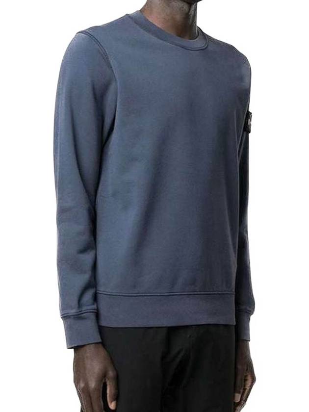 Waffen Patch Sweatshirt Blue Navy - STONE ISLAND - BALAAN.