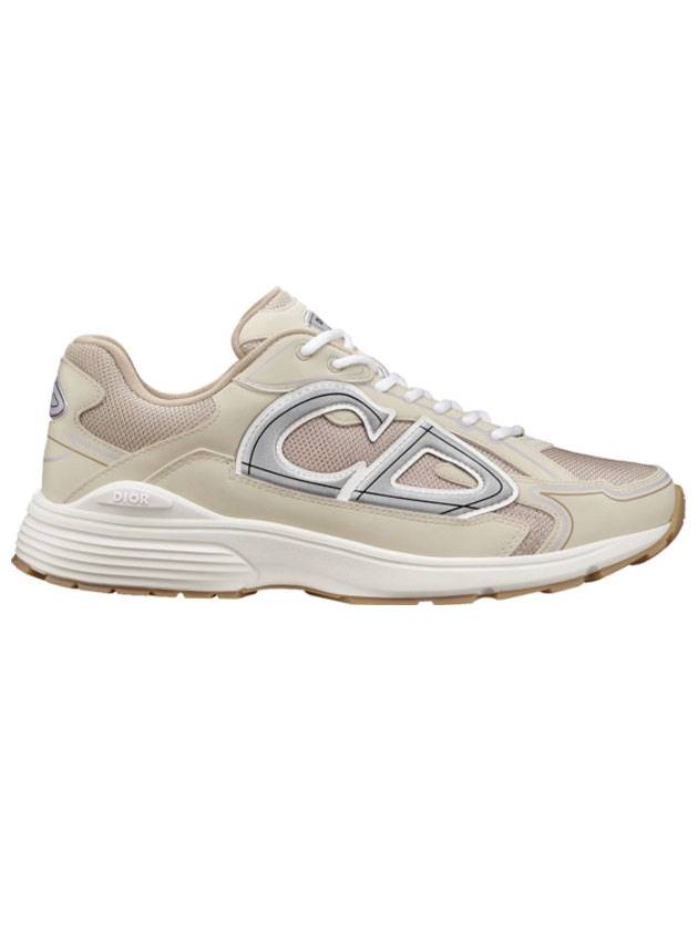 B30 Logo Mesh Fabric Low-Top Sneakers Cream - DIOR - BALAAN 1