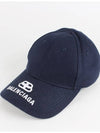 BB logo ball cap navy L - BALENCIAGA - BALAAN 1