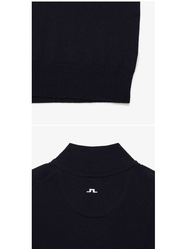 Men's Kian Zip-up Sweater Navy - J.LINDEBERG - BALAAN 4