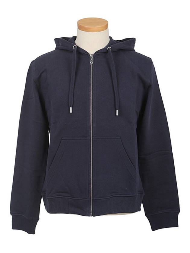 5BL721 4XA 78 Tiger embroidery zipper navy hood zip up - KENZO - BALAAN 3