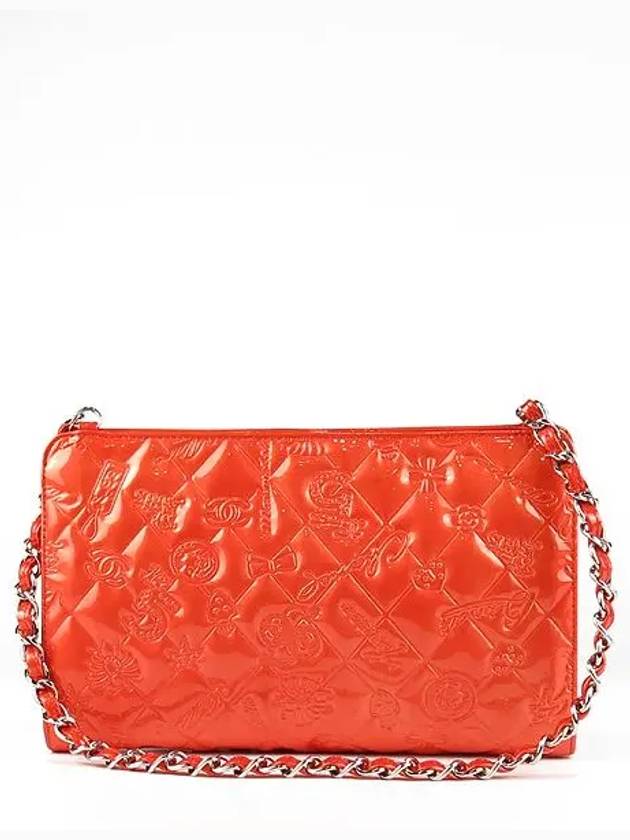 orange pouch bag - CHANEL - BALAAN 1