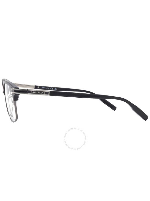 Eyewear Rectangle Metal Eyeglasses Black - MONTBLANC - BALAAN 4