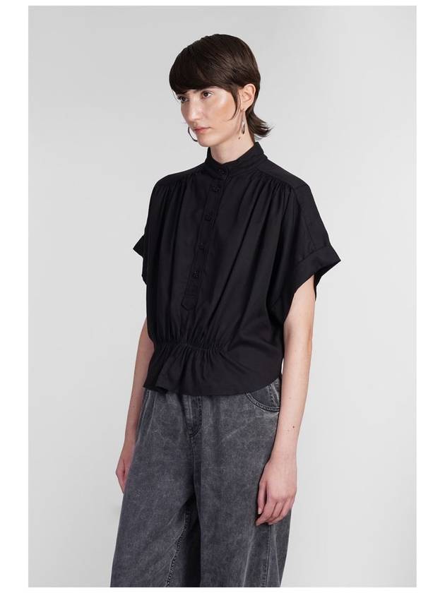 Viviana Blouse Black - ISABEL MARANT - BALAAN 3