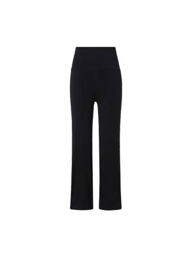 Dri-Fit High Waist Foldover Track Pants Black - NIKE - BALAAN 1