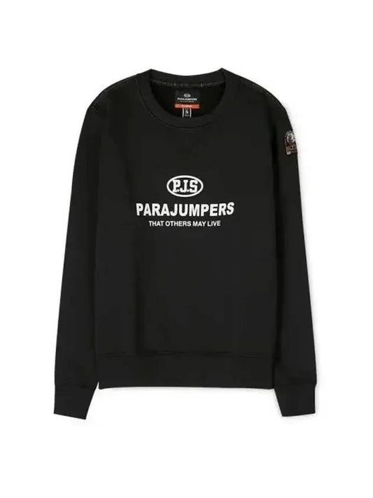 Toml Logo Sweatshirt Black - PARAJUMPERS - BALAAN 1