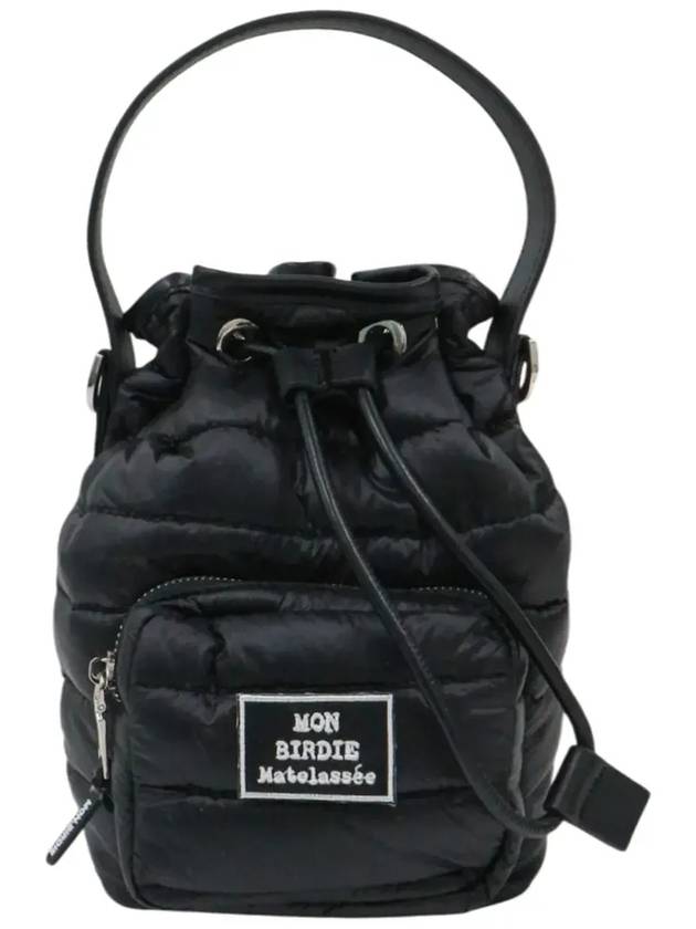 Montbird Luna padded aperture bucket bag BLACK - MONBIRDIE GOLF - BALAAN 4