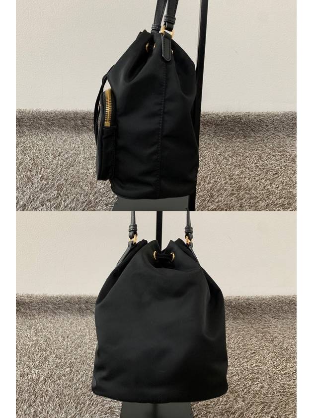 Fabric Black Bucket Bag 1BH038 - PRADA - BALAAN 3