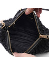 Pocono Goffre Chain Shoulder Bag Black Gold - PRADA - BALAAN 7