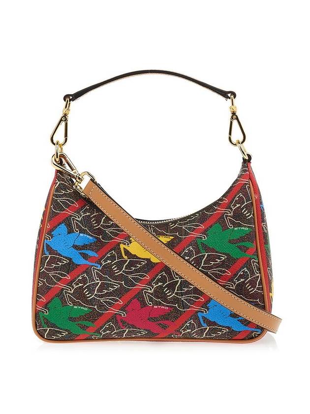 Stampa Pegasus Shoulder Bag Brown - ETRO - BALAAN 1