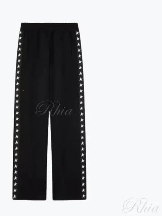 Side Star Logo Track Pants Black - GOLDEN GOOSE - BALAAN 2