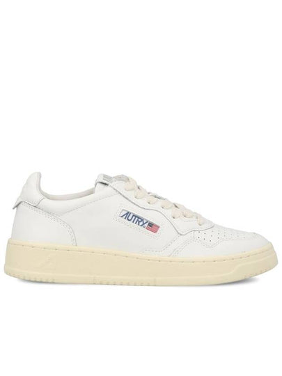 Medalist Leather Low Top Sneakers White - AUTRY - BALAAN 2