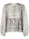 Silk Puff Sleeve Blouse Ivory - ISABEL MARANT - BALAAN 1