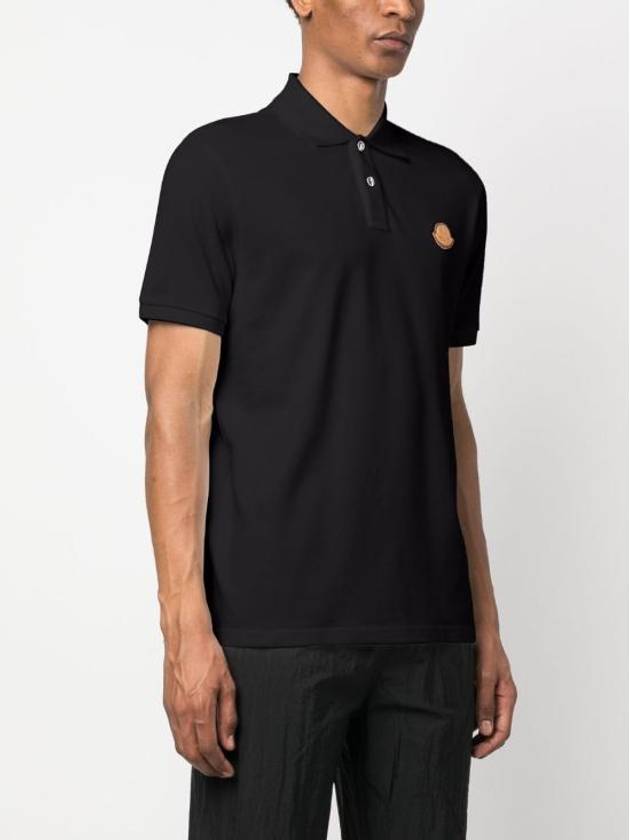 Polo T Shirt 8A00014 84556 999 Black - MONCLER - BALAAN 3