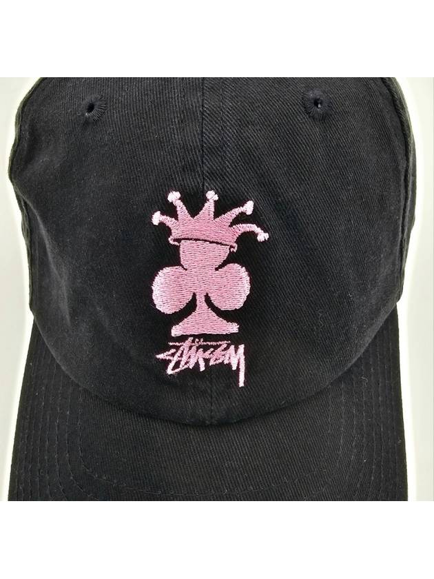 Club Crown Low Pro Ball Cap Black - STUSSY - BALAAN 7