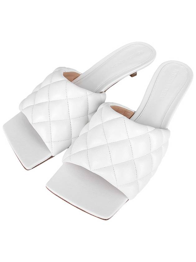 Padded Leather Mule White - BOTTEGA VENETA - BALAAN 3