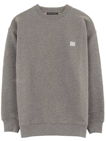 Forba Face Crewneck Logo Sweatshirt Grey - ACNE STUDIOS - BALAAN 1