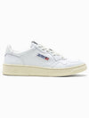 Medalist Leather Low Top Sneakers White - AUTRY - BALAAN 5