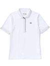 Women's Golf Performance Ultra Dry Short Sleeve Polo Shirt White - LACOSTE - BALAAN 2