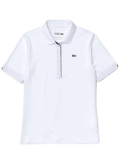 Women's Golf Performance Ultra Dry Short Sleeve Polo Shirt White - LACOSTE - BALAAN 2