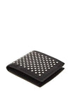 Square Metal Stud Detail Coin Perth Caviar Leather Befold Wallet - SAINT LAURENT - BALAAN 4