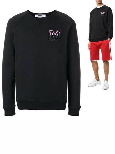 M Logo 2440MM65X 184298 99 Men's Sweatshirt - MSGM - BALAAN 1