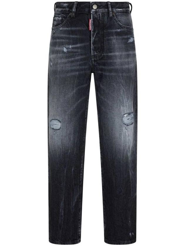 Distressed Straight Jeans S72LB0722S30890 - DSQUARED2 - BALAAN 1